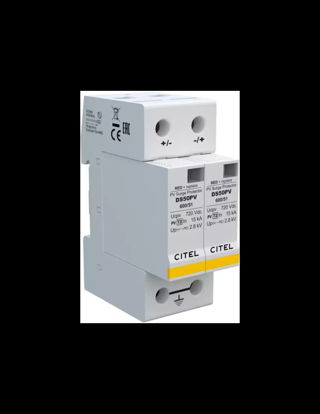 Parafoudre photovoltaïque Citel DS50PV