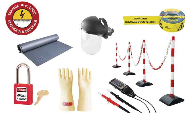 Pack équipements de sécurité (intervention électrique)