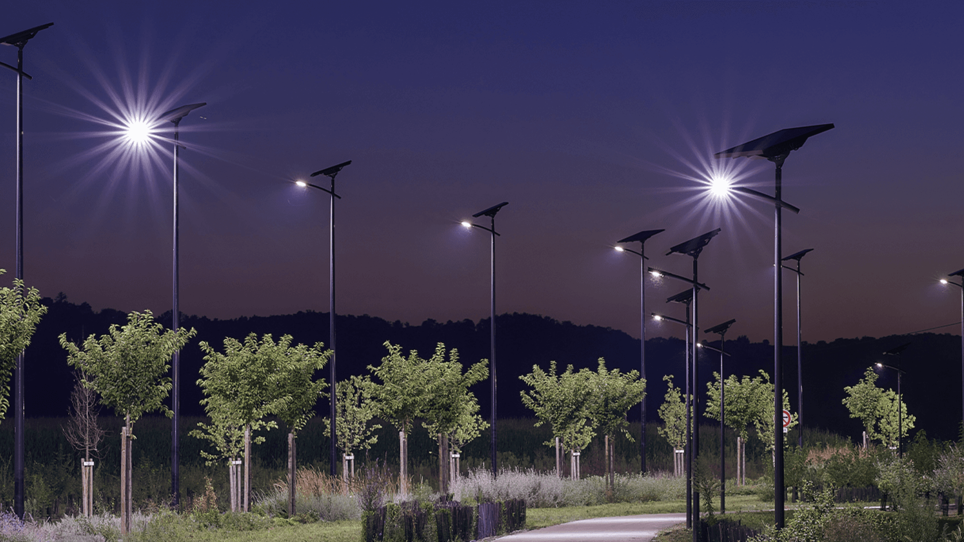 Lampadaires solaires